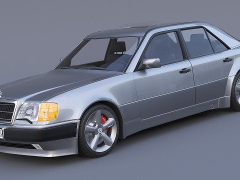 Mercedes-Benz W124 E500 3D Model