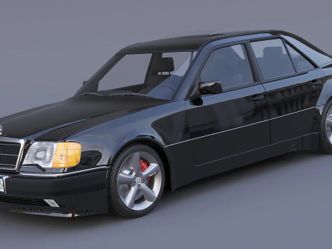 Mercedes-Benz W124 E500 3D Model