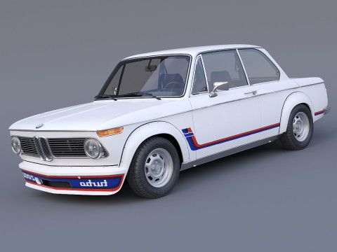 1973 B 2002 Turbo 3D Model