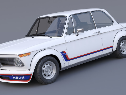 1973 B 2002 Turbo 3D Model