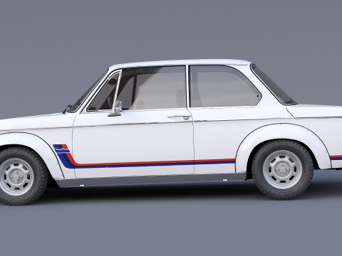 1973 B 2002 Turbo 3D Model