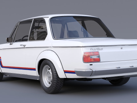 1973 B 2002 Turbo 3D Model
