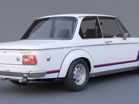 1973 B 2002 Turbo 3D Model