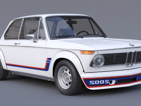 1973 B 2002 Turbo 3D Model