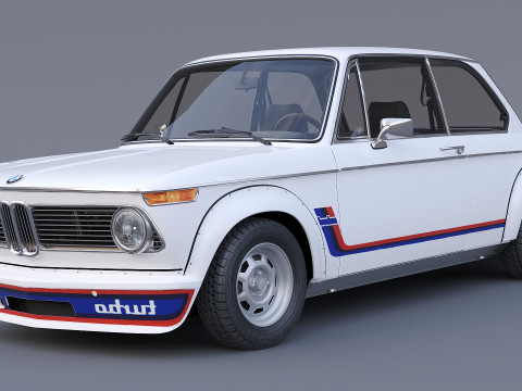1973 B 2002 Turbo 3D Model