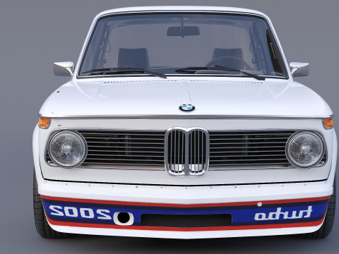 1973 B 2002 Turbo 3D Model