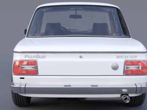 1973 B 2002 Turbo 3D Model