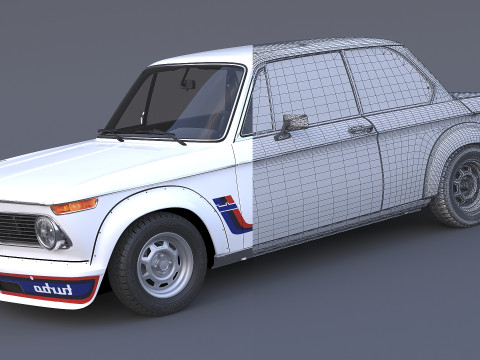 1973 B 2002 Turbo 3D Model