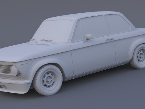 1973 B 2002 Turbo 3D Model