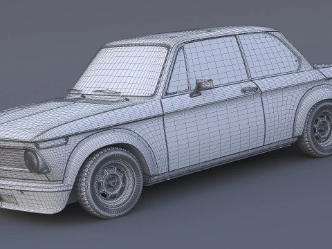 1973 B 2002 Turbo 3D Model