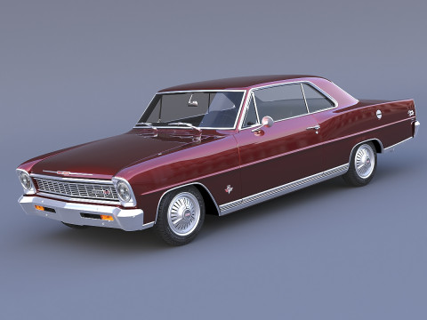 1966 Chevrolet Nova SS 3D Modell