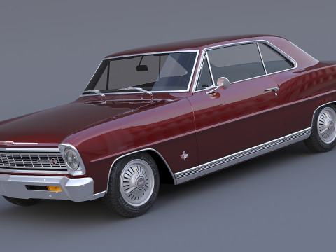 1966 Chevrolet Nova SS 3D Model