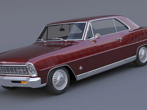 1966 Chevrolet Nova SS 3D Model
