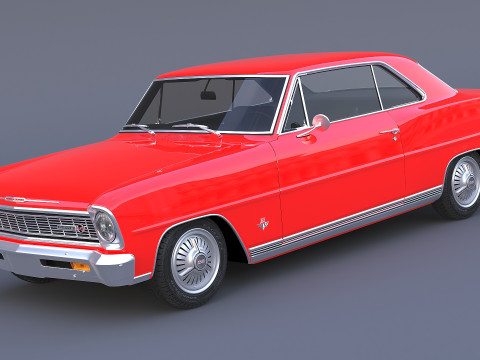 1966 Chevrolet Nova SS 3D Model