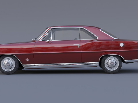 1966 Chevrolet Nova SS 3D Model