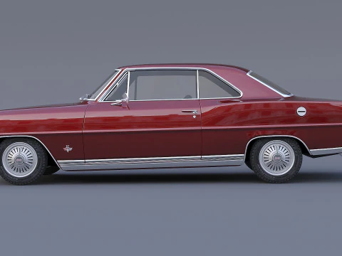 1966 Chevrolet Nova SS 3D Model