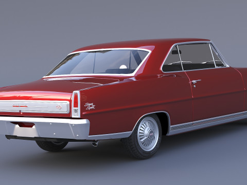 1966 Chevrolet Nova SS 3D Model