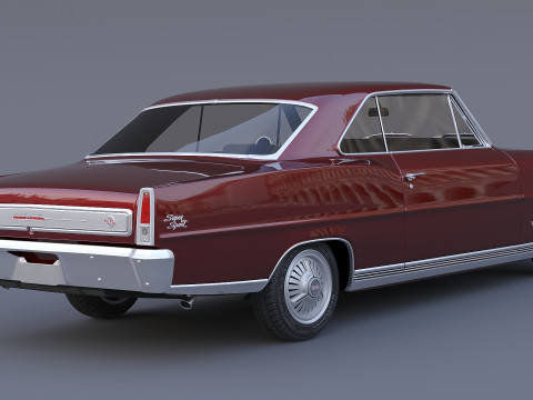 1966 Chevrolet Nova SS 3D Model