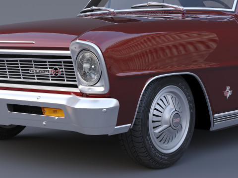 1966 Chevrolet Nova SS 3D Model
