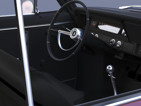 1966 Chevrolet Nova SS 3D Model
