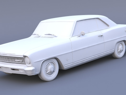 1966 Chevrolet Nova SS 3D Model