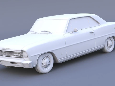 1966 Chevrolet Nova SS 3D Model
