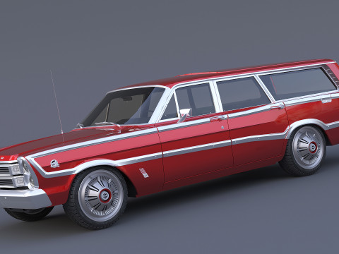 1966 Country Squire 3D Model