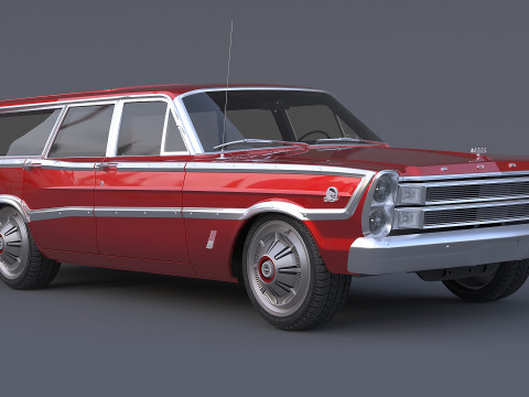 1966 Country Squire 3D Model