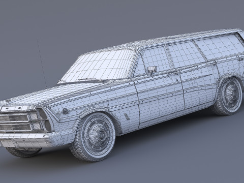 1966 Country Squire 3D Model