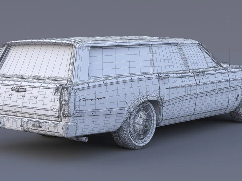 1966 Country Squire 3D Model