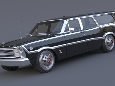 1966 Country Squire 3D Model