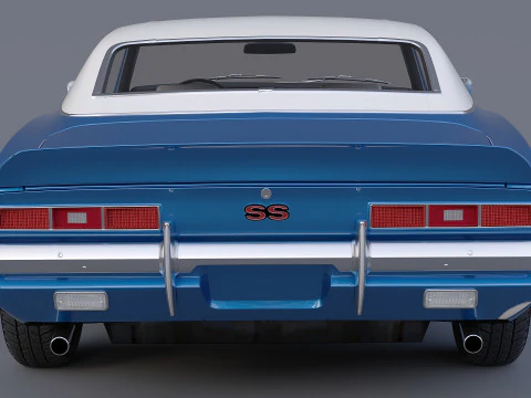 1969 Chevrolet Camaro SS Coupe 3D Model