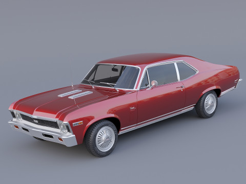 1969 Chevrolet Nova SS 396 3D Модель