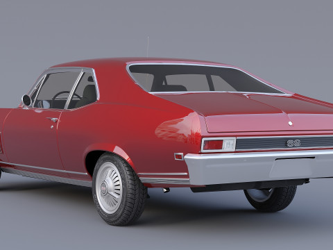 1969 Chevrolet Nova SS 396 3D Model