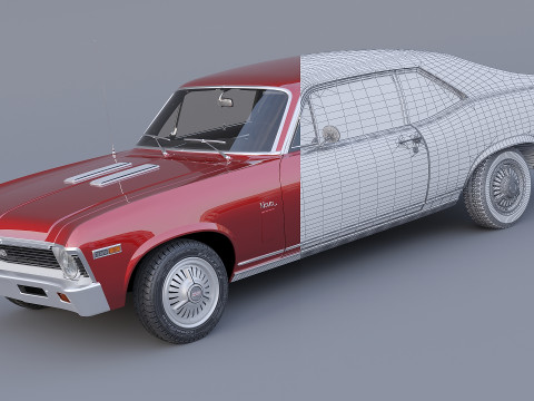 1969 Chevrolet Nova SS 396 3D Model