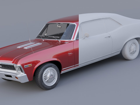 1969 Chevrolet Nova SS 396 3D Model