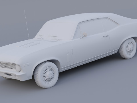 1969 Chevrolet Nova SS 396 3D Model