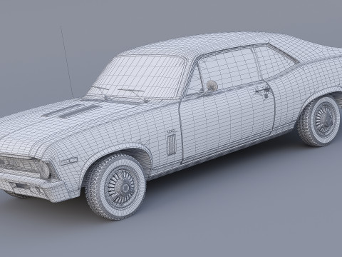 1969 Chevrolet Nova SS 396 3D Model