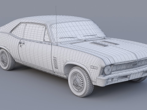 1969 Chevrolet Nova SS 396 3D Model