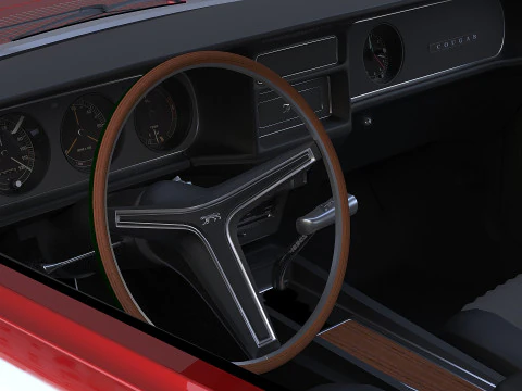 1970 Mercury Cougar Eliminator 3D Model