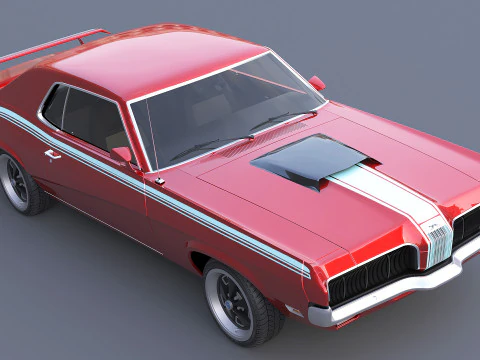 1970 Mercury Cougar Eliminator 3D Model