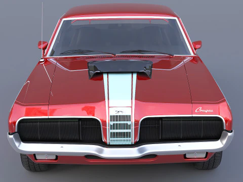1970 Mercury Cougar Eliminator 3D Model