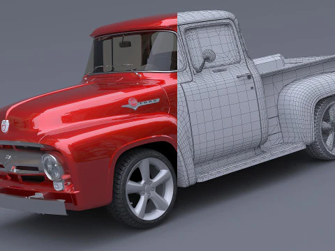 1956 F100 3D Model