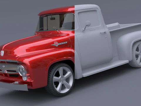 1956 F100 3D Model