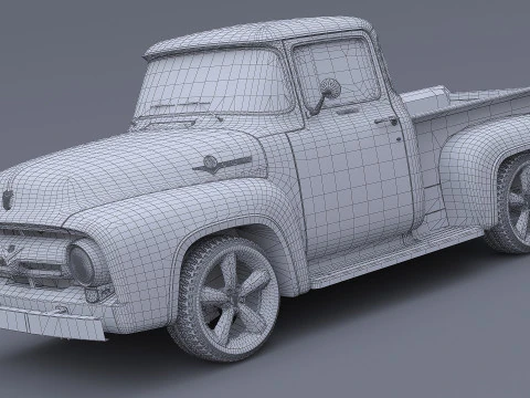 1956 F100 3D Model