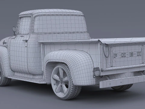 1956 F100 3D Model