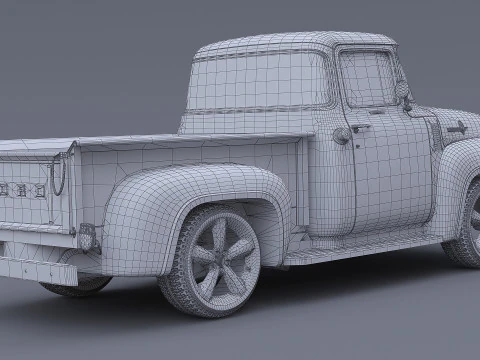 1956 F100 3D Model