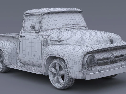 1956 F100 3D Model