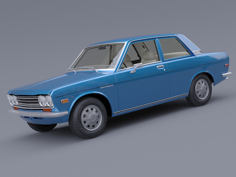 1970 Nissan Datsun 510 3D Modell