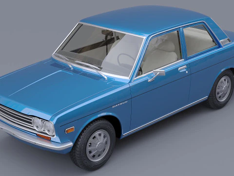 1970 Nissan Datsun 510 3D Model